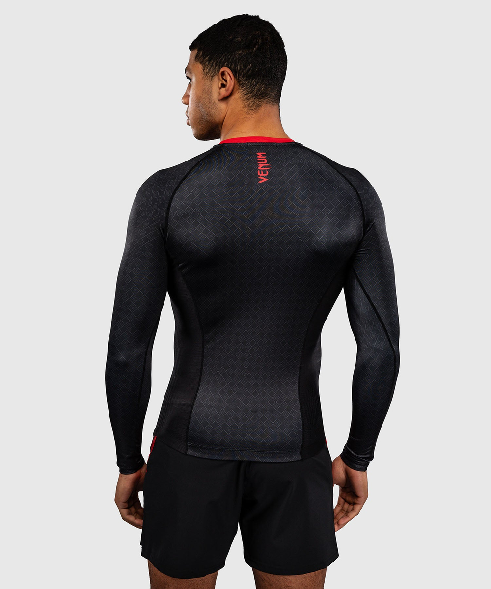 Рашгард Venum x Roger Gracie Black/Red L/S