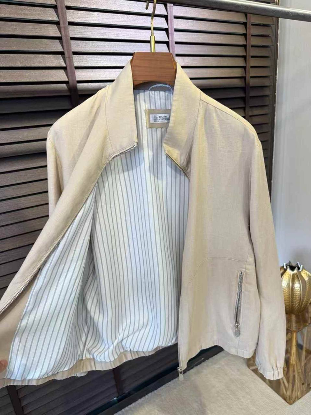 Льняная куртка Brunello Cucinelli