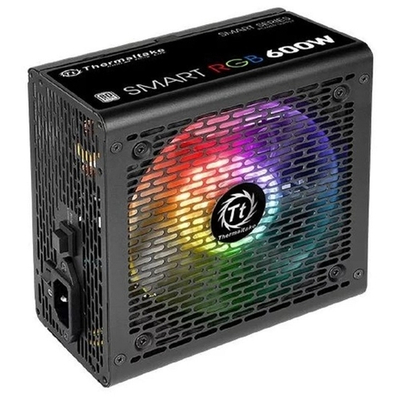 Блок питания Thermaltake Smart  RGB  [PS-SPR-0600NHSAWE-1]  600W / APFC / 80+