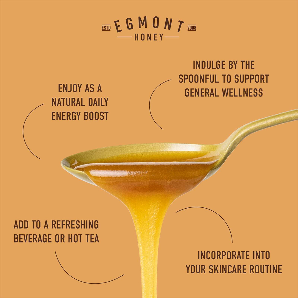 Egmont Honey, Мед манука, необработанный и непастеризованный, MGO 50+, 500 г (17,6 унции)