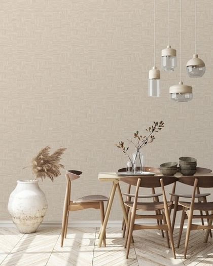 8019-21 Обои Ornamy STICH 1,06х10,05м / виниловые на флиз основе