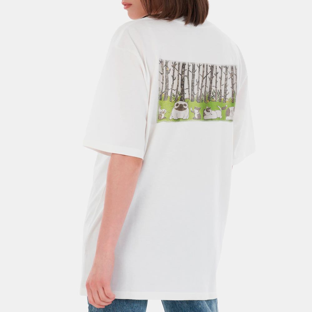 Футболка Яндекс «Шедеврум» Нейроберёзы белая