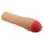 Реалистичная насадка на пенис Chane (18 см) телесная