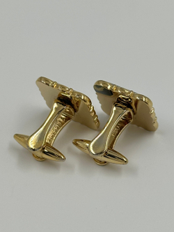 Запонки голубые с лошадьми Wedgwood