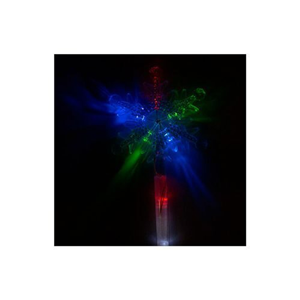 Палочка волшебная светящаяся Снежинка