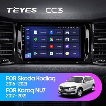 Teyes CC3 9" для Skoda Kodiaq 2016-2020