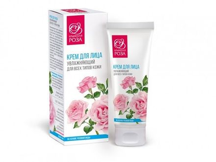 Крем для лица увлажняющий "Роза" для всех типов кожи