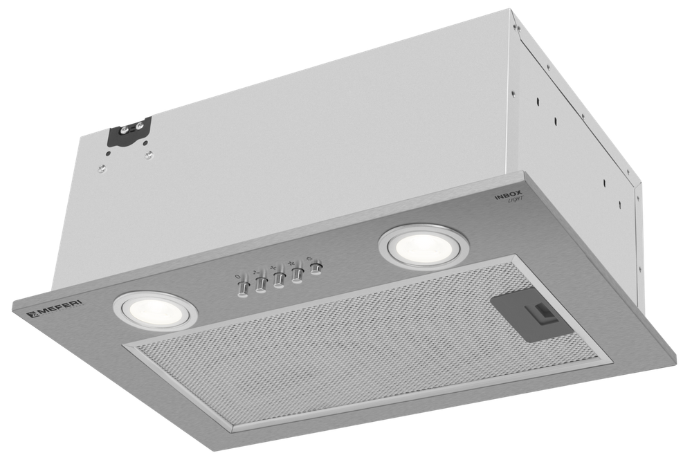 Полновстраиваемая вытяжка Meferi INBOX45IX LIGHT фото 