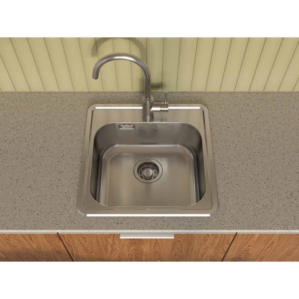 Кухонная мойка Omoikiri Notoro 48-SI Matt нерж.сталь/silver matt