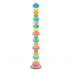 Торшер Cloyd ELTON F1 / выс. 160 см - белый (арт.40176)