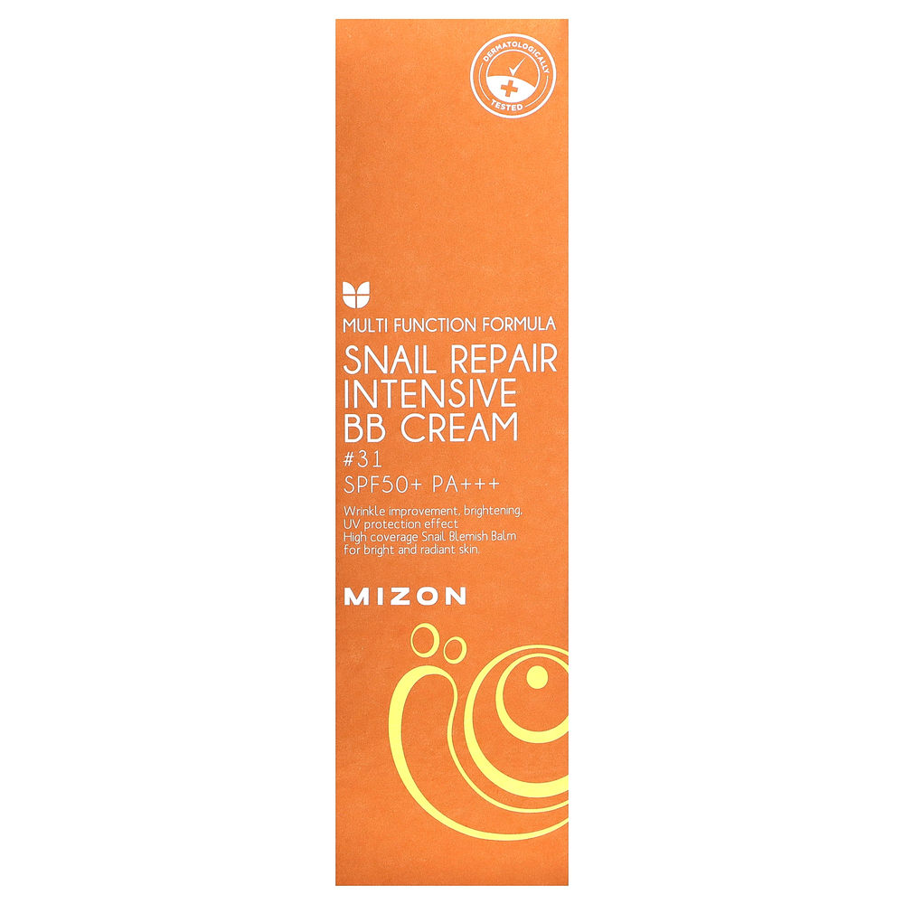 Mizon, интенсивный BB-крем для восстановления улитки, SPF 50+/PA+++, № 31, 50 мл (1,76 унции)