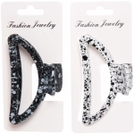 Заколка-краб для волос на блистере «Emily Collection - Samanta», микс 2 цвета, 8.5*5см