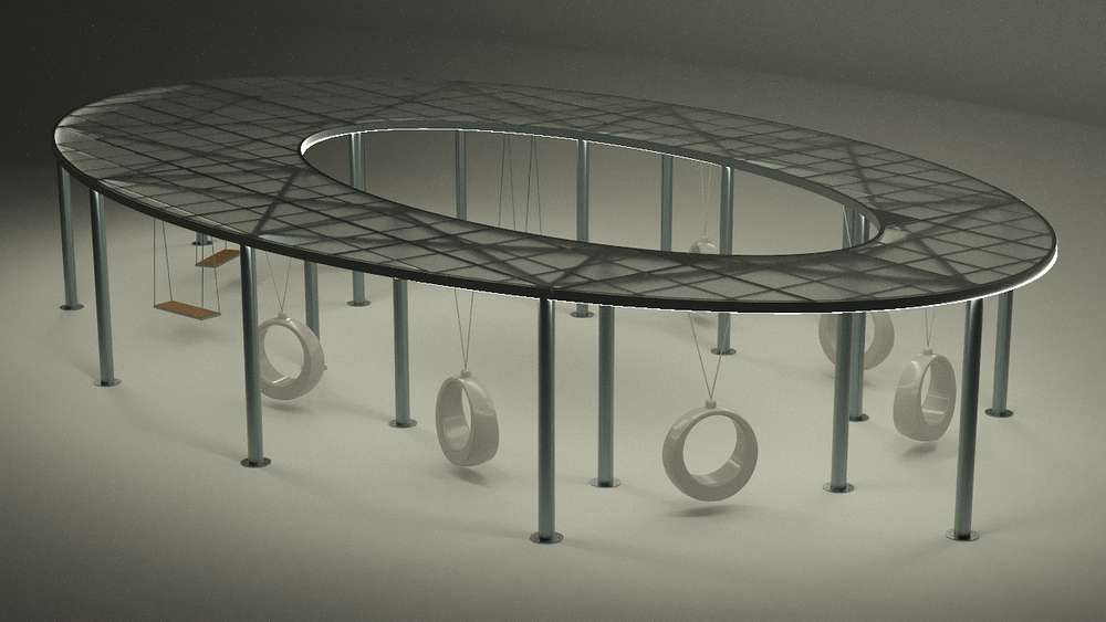 Навес с качелями Ring SK00164