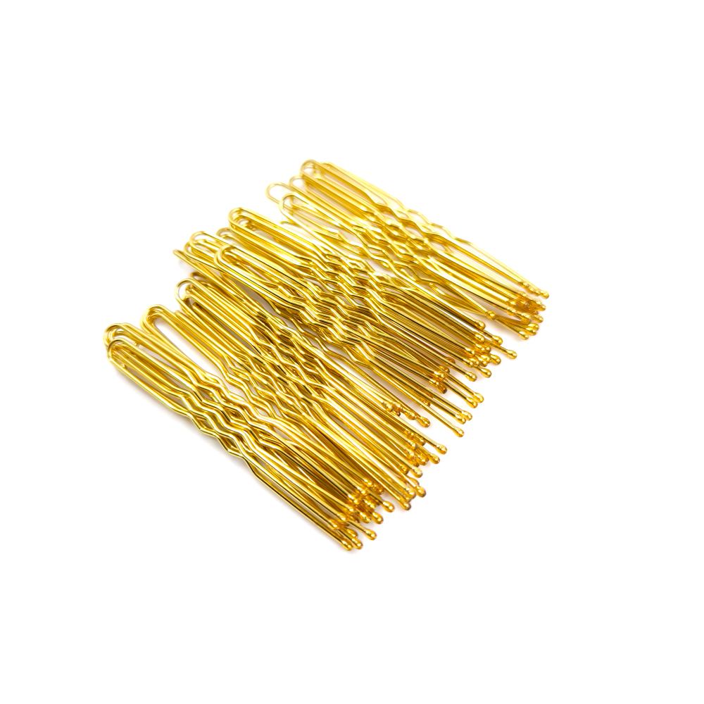 Шпильки в наборе IPARIKMAHER волнистые три цвета 60 мм 150 шт