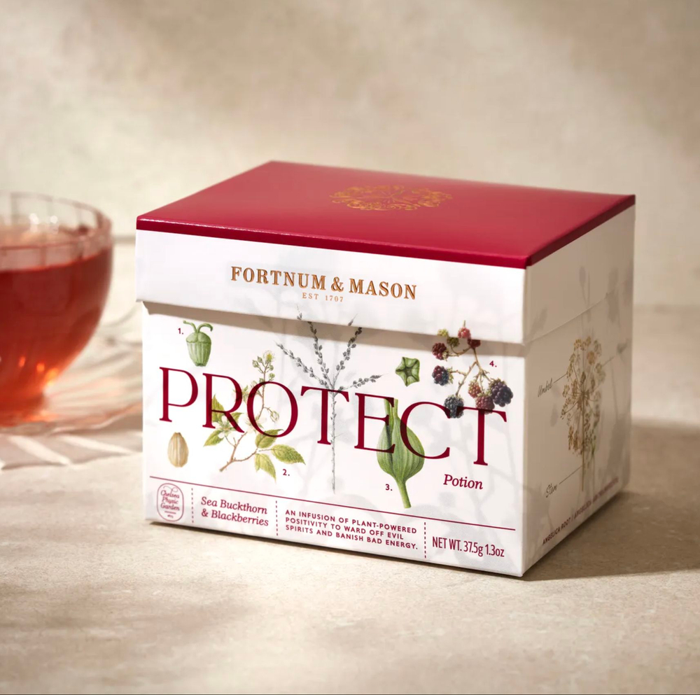 Fortnum and Mason Чайный настой Защита с облепихой и ежевикой, 3 пачки x 37,5 г
