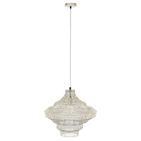 Светильник подвесной vinger, D45х50 см, бежевый