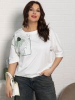 Блуза Злата (белая) Б15525-4М LT Collection