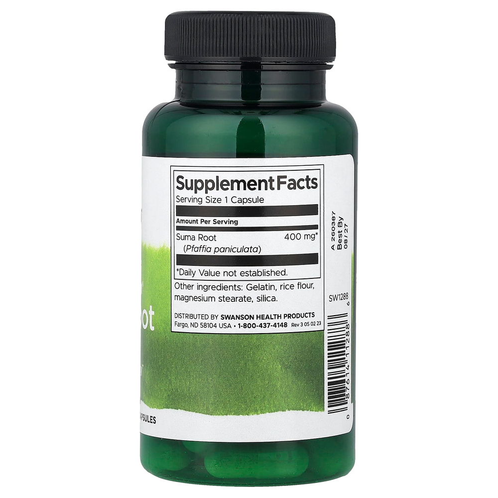 Swanson, Full Spectrum®, корень сумы, 400 мг, 60 капсул