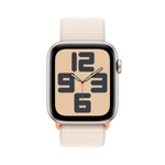 Часы Apple Watch SE (2023), спортивный ремешок цвета «сияющая звезда»