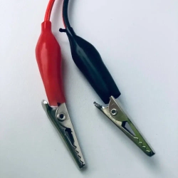 Щупы крокодилы универсальные для мультиметра тестера PVC с длиной провода 1м; 20 жил, с зажимами