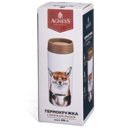 ТЕРМОКРУЖКА FOXY 350 МЛ, КОЛБА НЕРЖ.СТАЛЬ 18/10