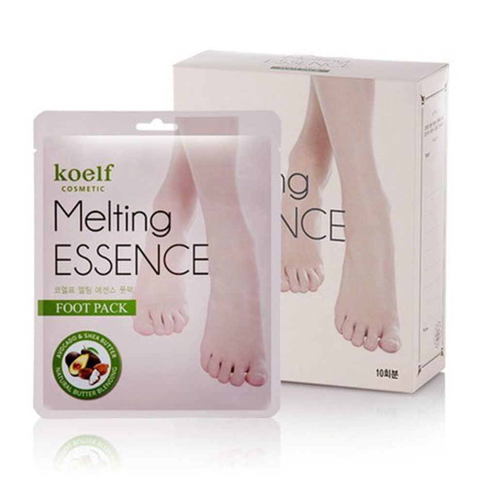 Petitfee Koelf Melting Essence Foot Pack маска-носочки для ног с маслами и экстрактами