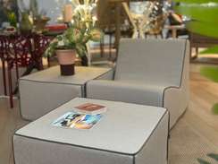 Комплект уличной мягкой мебели Montenegro, диван, 2 кресла, пуф-столик