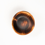 Деревянная глубокая тарелка из сибирского кедра 14см.T188