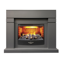 Электрокамин RealFlame Lindelse 25,5/26 GR серый c очагом 3D Firestar 25,5