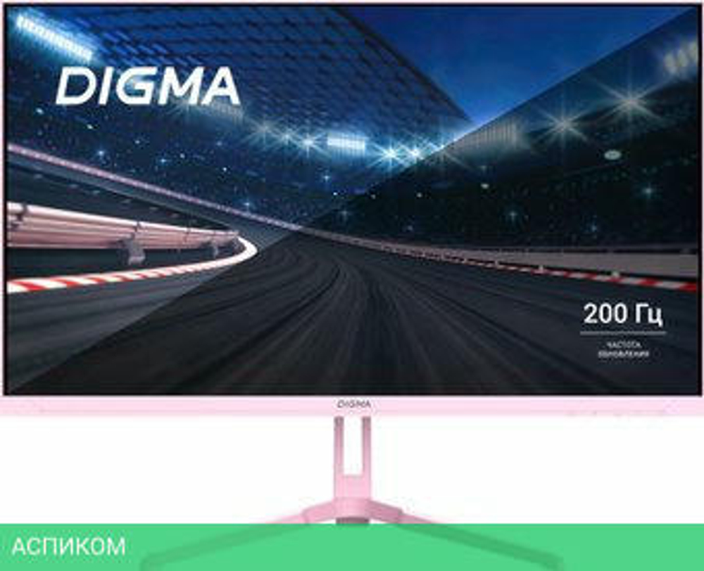 Игровой монитор Digma Overdrive 24P410F (розовый)