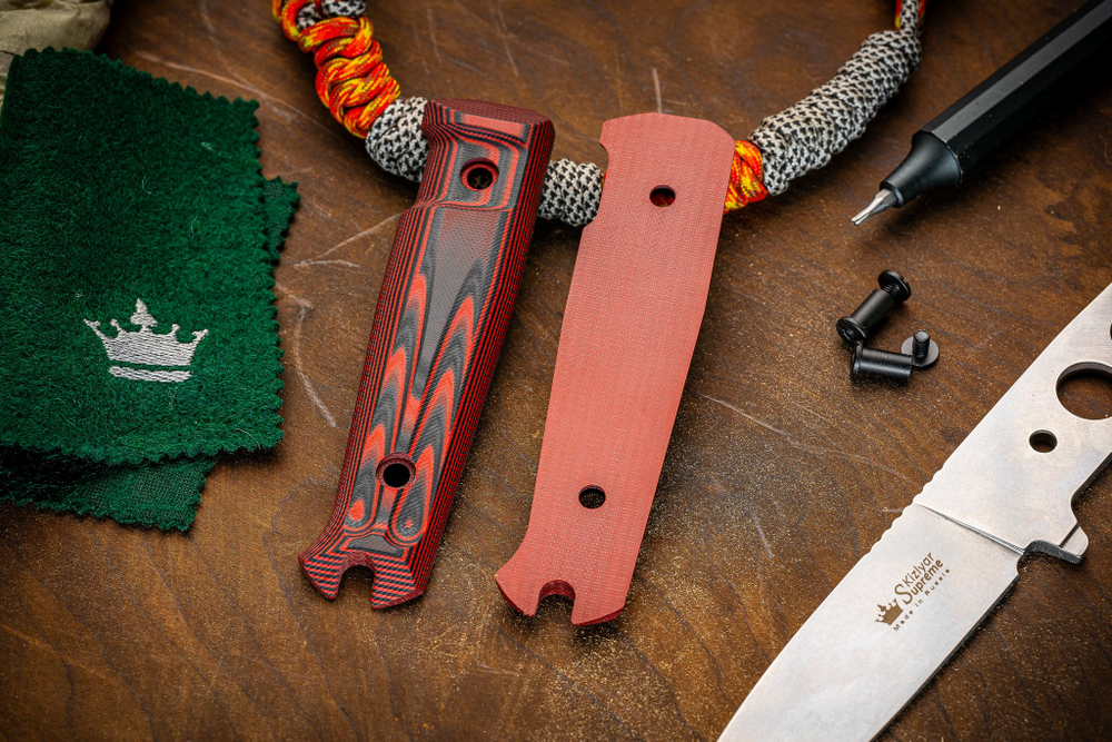 Накладки Tactical Echelon G10 Черно-Красные