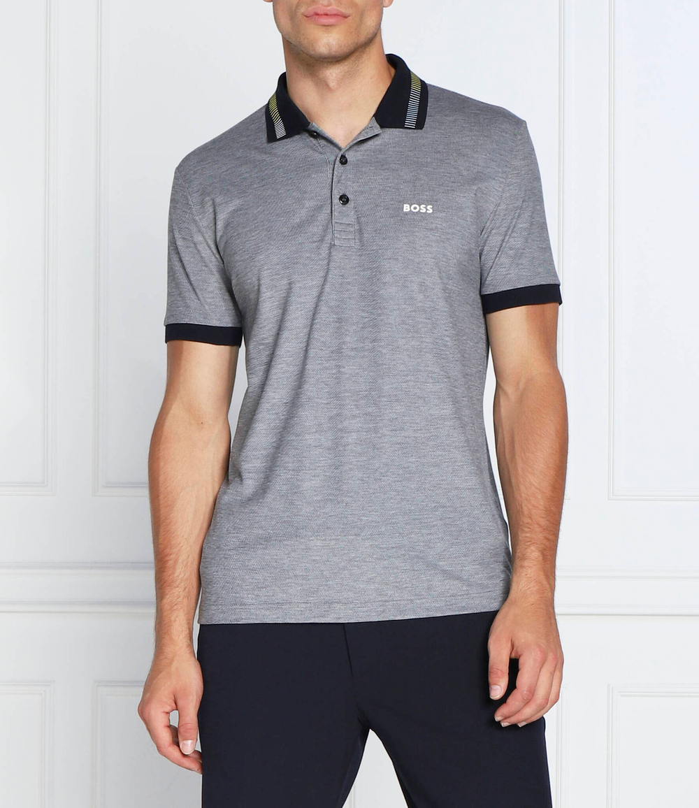 Поло Paddy 2 BOSS GREEN - серый(50471742)