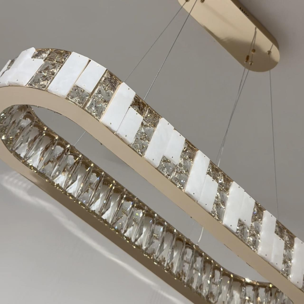 Подвесная светодиодная люстра Modelux ML.6985.800.300P GD