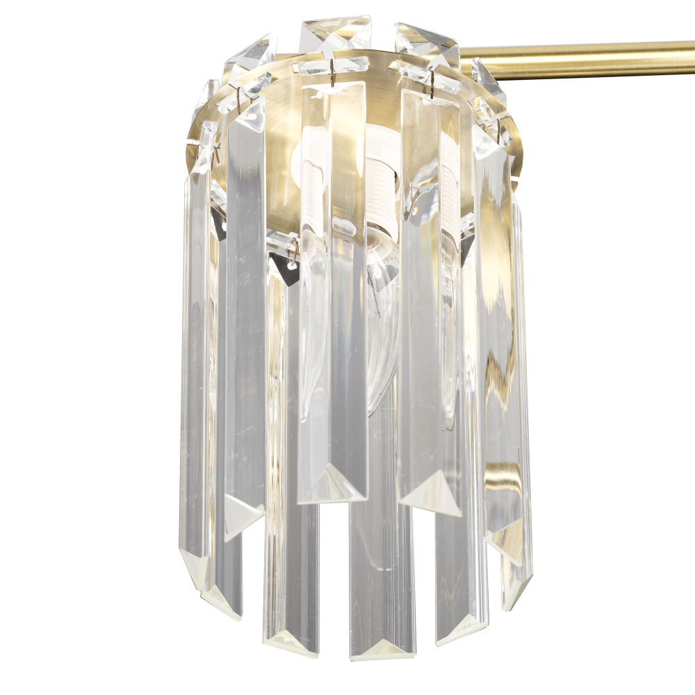 Citilux AXIS CL313263 Люстра хрустальная потолочная Бронза