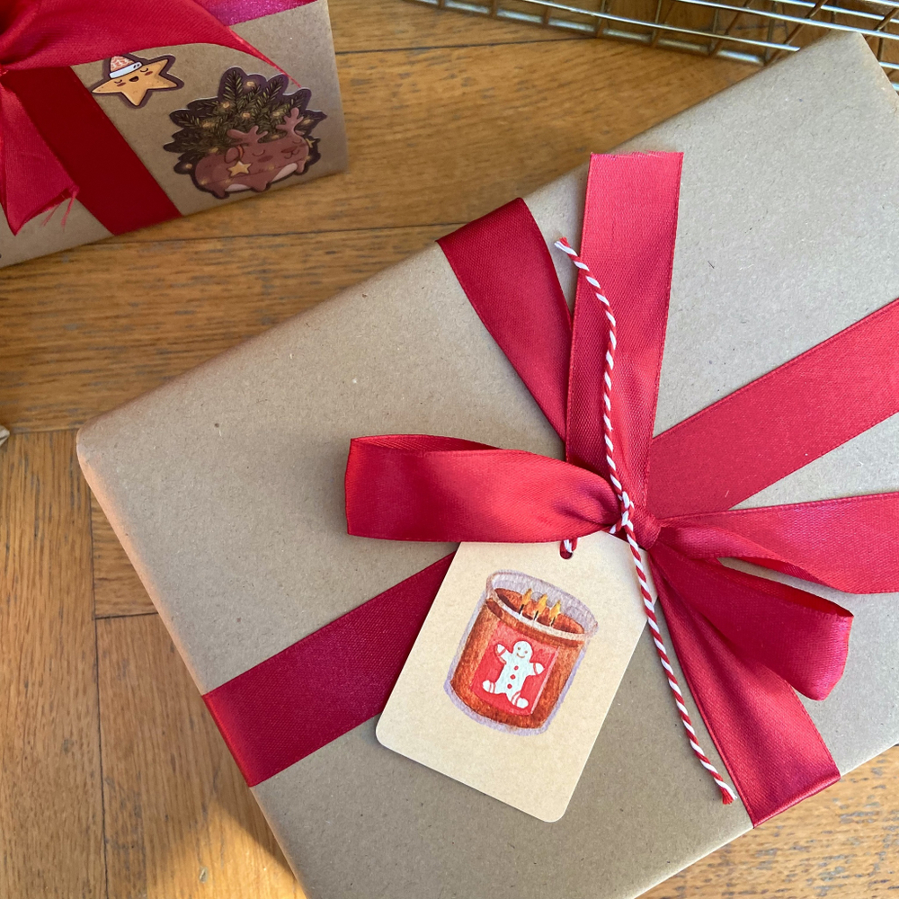 бирка новогодняя