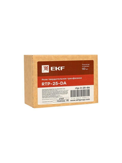 Реле твердотельное трехфазное RTP-25-DA PROxima EKF rtp-3-25-da