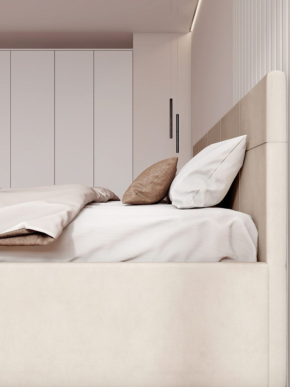 Кровать Квадро 1,6 Бежевый Софт, ДСВ-Мебель, г. Пенза