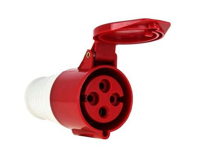 Розетка переносная 32А IP44 3Р+РЕ 224 380В EKF