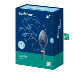 Темно-синее эрекционное кольцо-лассо 2,6-6см Satisfyer Duelist