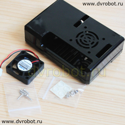 Корпус Raspberry B - черный