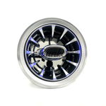 Воздуховод в стиле AMG хром с подсветкой BLUE