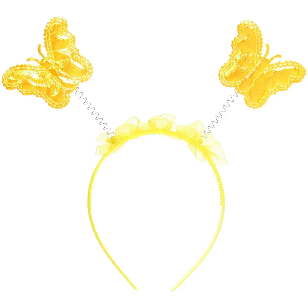 Набор карнавальный «Нежная принцесса» (ободок, крылья, палочка), Желтый