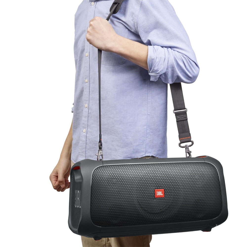 Портативная беспроводная Bluetooth колонка JBL PartyBox On-The-Go + два микрофона