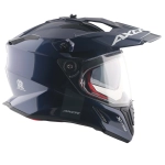 Шлем AXOR X-CROSS DUAL VISOR SC, с визором, цвет синий (L)