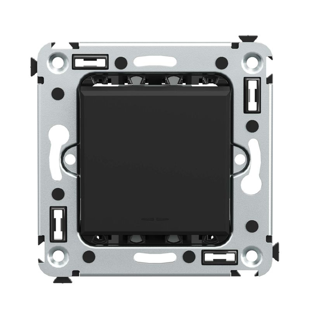 Переключатель 1-кл. СП Avanti "Черный матовый" DKC 4412113