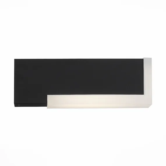SL096.401.02 Светильник уличный настенный ST-Luce Черный/Белый LED 1*6W 4000K POSTO