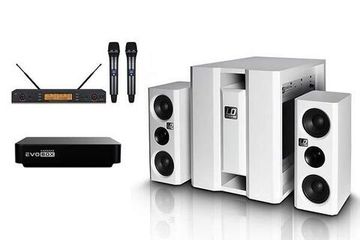 Комплект караоке Evolution Evobox с акустикой и микрофонами