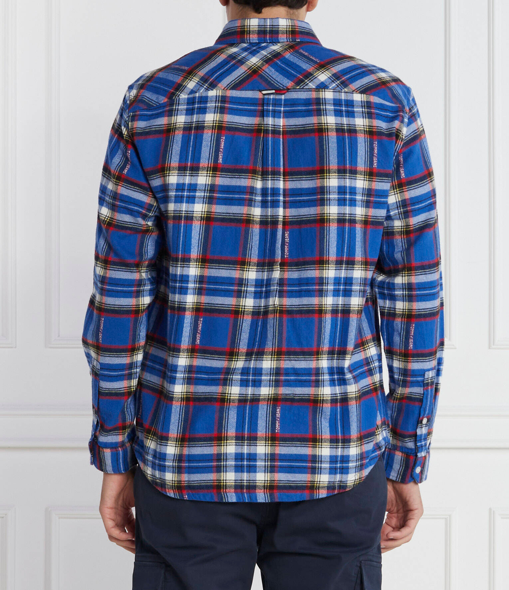 Рубашка TOMMY CHECK Tommy Jeans - голубой(DM0DM17245)