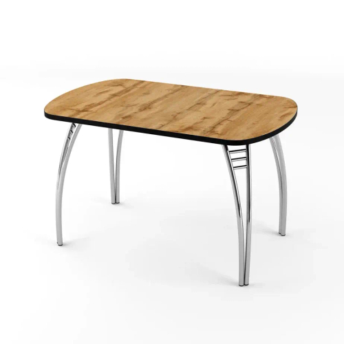 Стол Паук разборный нераздвижной В5, ЛДСП, АКЦИЯ Дуб Вотан / Хром