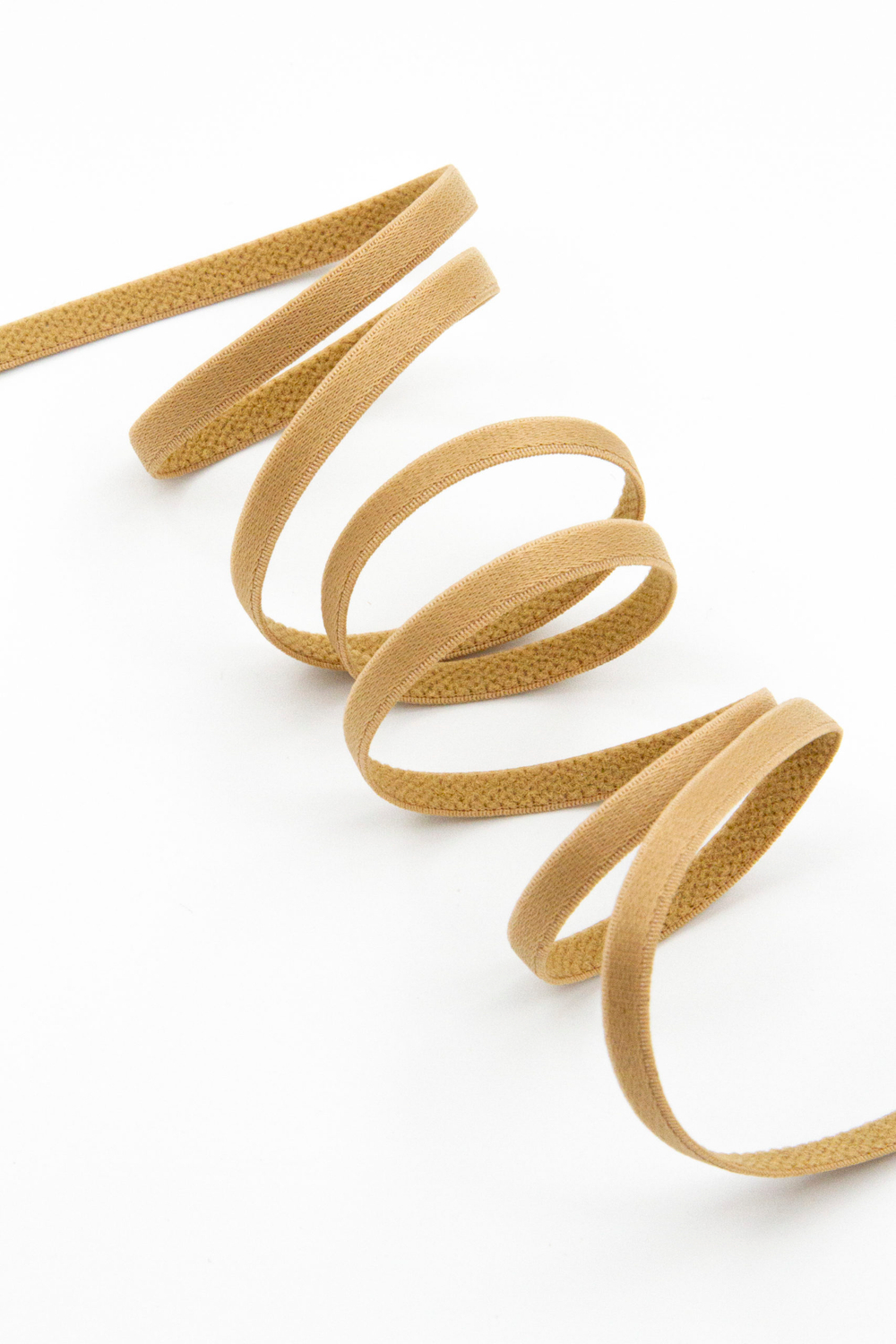 Резинка бретелечная 5 мм загорелая телесная глянцевая